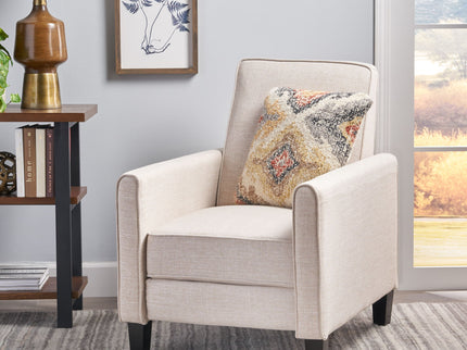 Upholstered Push Back Recliner Chair For Living Room