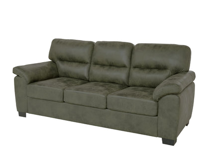 3 Seater Sofa With Padded Armrests And Triangular Leg