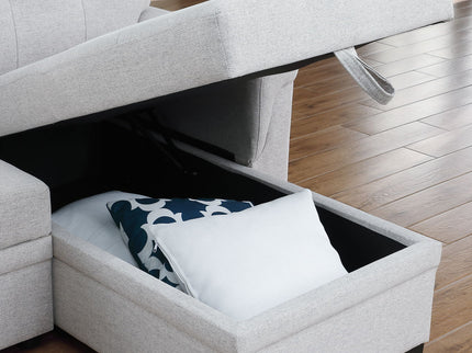 Lucca - Reversible Sleeper Sectional Sofa With Storage Chaise