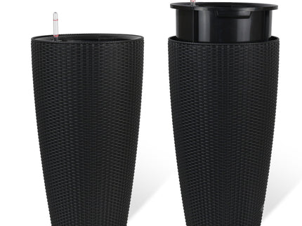 Tall Planters Set With Water Level Monitor And Auto Watering