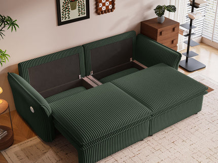 2 In 1 Convertible Sofa Bed, Multi Functional Living Room Furniture