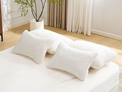 Modern Floor Sofa With 4 Pillows