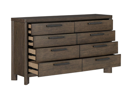 8 Drawer Dresser With Rustic Design