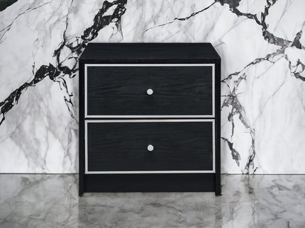 Jabir - Accent Table - Black / Silver