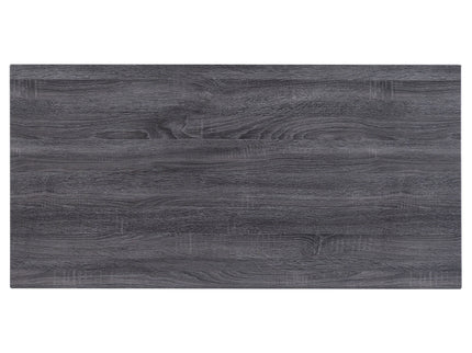 Rectangular Writing Desk, Compact Size For Home Office - Gray