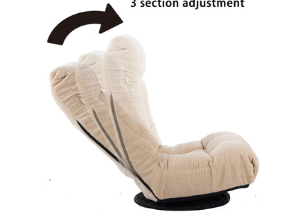 Adjustable Japanese Reclining Floor Chair Sofa With Metal Frame For Living Room