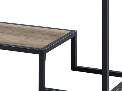 Idella - Sofa Table - Rustic Oak / Black