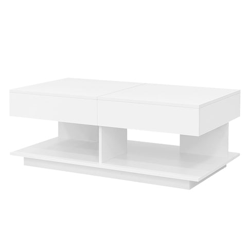 Multifunctional Adjustable Coffee Table With Hidden Storage Space For Living Room