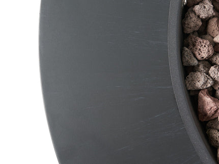 Round Iron Fire Pit With 40, 000 Btu