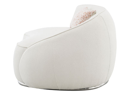 Sahara - Boucle Sectional Sofa With 3 Pillows - Beige