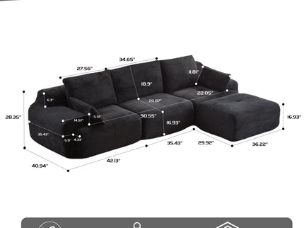 Compressed Sofa, Large Sectional Couches For Living Room