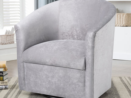 Eden - Swivel Chair With Upholstery And Hardwood Frame