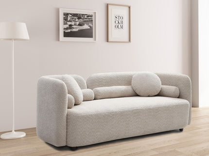 2 Seater Sofa Couch For Living Room - Light Beige