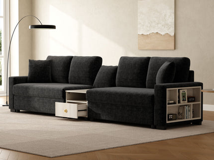 Modular Sofa Couch With Storage Armrest And Center Console