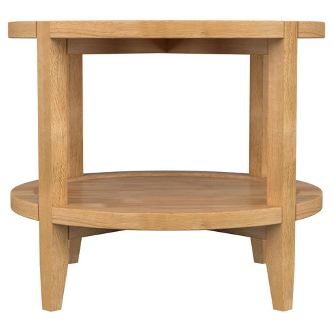 Isbell - Round Table With Storage Shelf