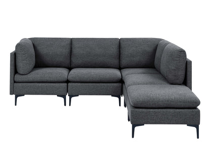 Upholstered Modular Sectional & Tall Legs