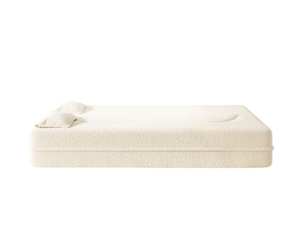 Modern Floor Sofa With 2 Pillows, Twin Size For Living Room