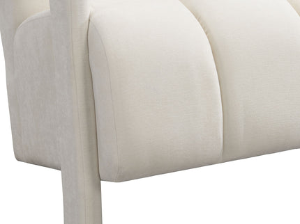 Modern Minimalist Leisure Armchair With L Shaped Armrests