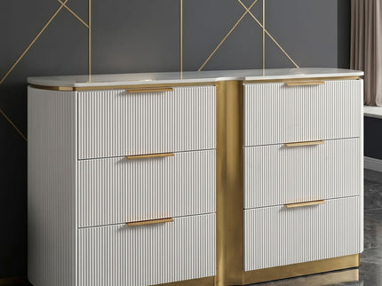 Giovanni - 6 Drawer Dresser (Only Dresser Included, Mirror Not Included) - White
