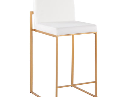 Fuji - Contemporary High Back Stylish Counter Stool