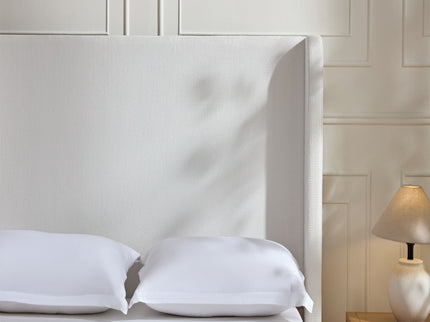 Harper - Tall Headboard Upholstered Bed / High Headboard / Elegant Simplicity / No Box Spring Needed