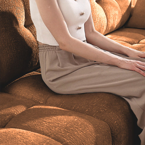Modern Ergonomic Single Seater Sofa With High Resilience Cushions