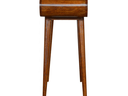 Solid Wood Curved Edge Console Table