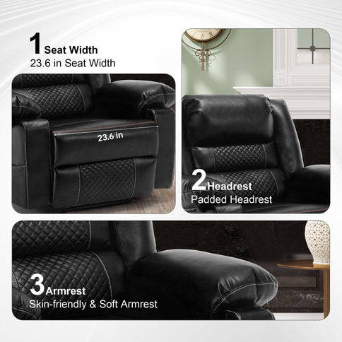 Breathable Massage Recliner Manual Chair