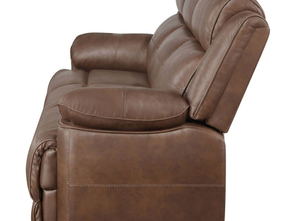 Worthington - Padded Arm Sofa - Dark Brown