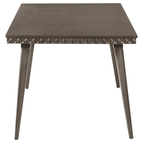 Perkins - 5 Piece Rectangular Dining Set With Chairs - Dark Brown
