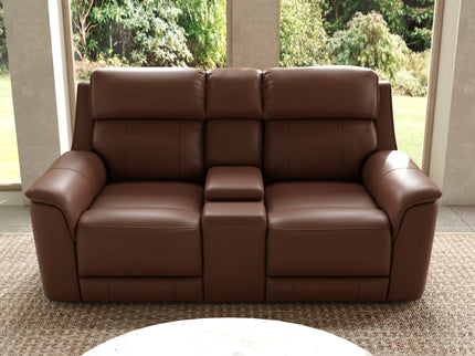 Oslo - Dual Power Reclining Loveseat With Console