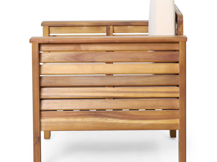 Slat Design Club Chairs With Cushions