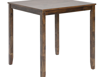 5 Pieces Dining Table Set, Counter Height Kitchen Table Set With Square Table And 4 Upholstered Chairs