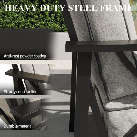 Patio Furniture Set With Coffee Table And Cushions For Backyard