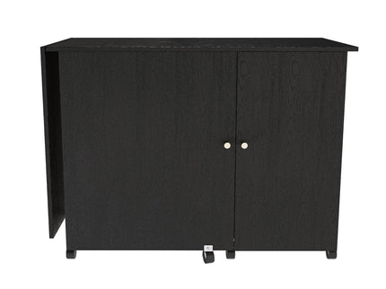 Foldable Sewing Table With Locking Casters