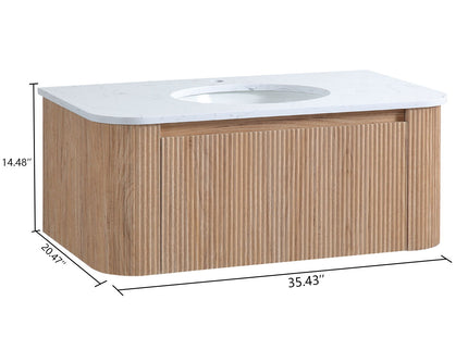 Wall Mounted Bathroom Vanity With Sink