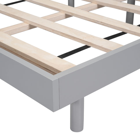 Modern Floating Platform Bed Frame