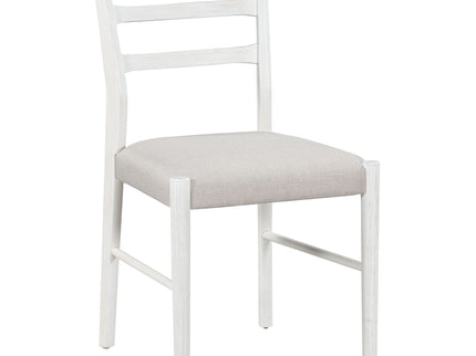 7 Piece Dining Set With Extendable Table, 2 Drawers & 6 Upholstered Chairs