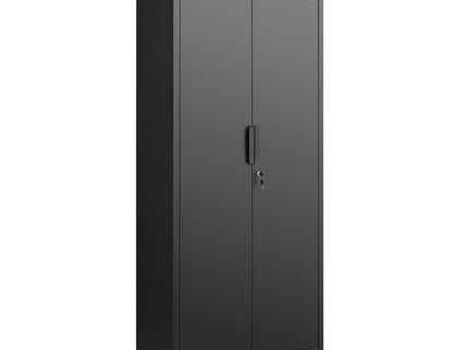 2 Door File Cabinet With Lock, 4 Adjustable Shelves, Heavy-Duty