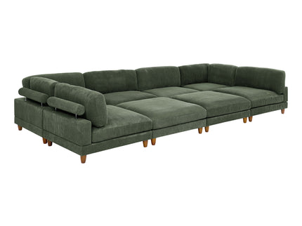 Modern Modular Sectional With Adjustable Back Support