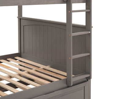 Bunk Bed With Twin Size Trundle, Guardrails