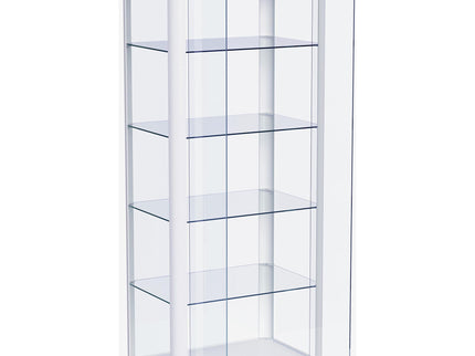Nevra - 4 Shelf Display LED Curio Cabinet