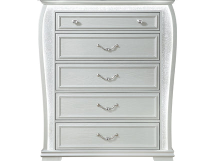 Aurelia - Chest & LED Lighting - Silver