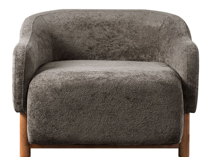 Modern Accent Chair With Recessed Arms And Tight Back