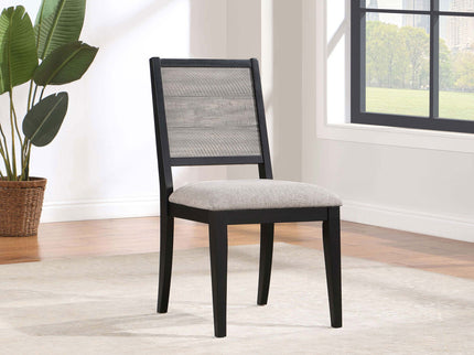 Dutchie - Upholstered Dining Side Chair (Set of 2) - Black