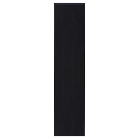 Sloat - 3 Shelf Media Tower With Cabinet Storage - Black