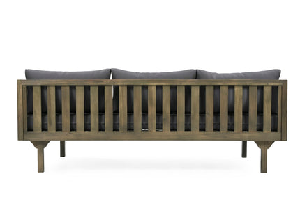 Claremont - 3 Seater Daybed Teak Acacia Wood Water Resistant Cushions