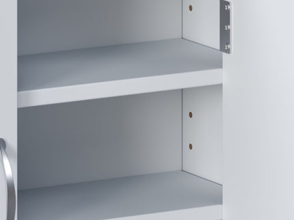 Multi Functional Wall Mounted Cabinet With Adjustable Shelves For Bathroom
