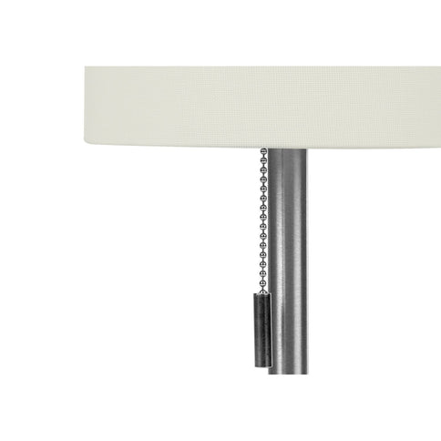 Lighting, Table Lamp, USB Port Included, Nickel, Contemporary (Set of 2)