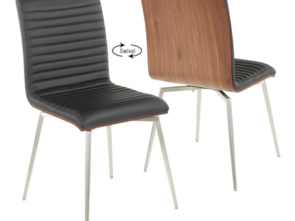 Mason - Contemporary Dining Chair (Set of 2) With Swivel